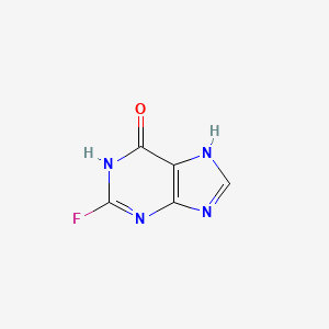 molecular formula C5H3FN4O B3028030 次黄嘌呤，2-氟- CAS No. 1480-90-6