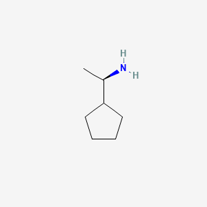 molecular formula C7H15N B3028042 (R)-1-Cyclopentyl-ethylamine CAS No. 150852-72-5