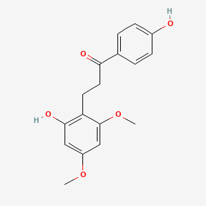 molecular formula C17H18O5 B3028044 2,4'-Dihydroxy-4,6-dimethoxydihydrochalcone CAS No. 151752-07-7