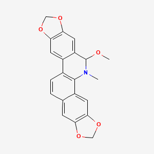 molecular formula C21H17NO5 B3028046 6-Methoxy Dihydrosanguinarine CAS No. 151890-26-5