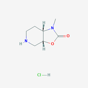 (3aR,7aS)-1-Methylhexahydrooxazolo[5,4-c]pyridin-2(1H)-one hydrochloride