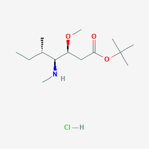 tert-butyl (3S,4S,5S)-3-methoxy-5-methyl-4-(methylamino)heptanoate hydrochloride