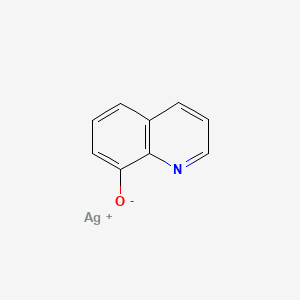 molecular formula C9H6AgNO B3028072 (Quinolin-8-olato-N1,O8)silver CAS No. 15521-50-3