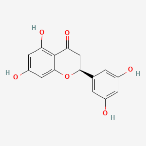 molecular formula C15H12O6 B3028098 (S)-2-(3,5-Dihydroxyphenyl)-5,7-dihydroxychroman-4-one CAS No. 160436-10-2