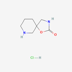 molecular formula C7H13ClN2O2 B3028105 1-Oxa-3,7-diazaspiro[4.5]decan-2-one hydrochloride CAS No. 1609395-61-0