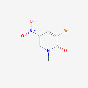 molecular formula C6H5BrN2O3 B3028111 3-溴-1-甲基-5-硝基吡啶-2(1H)-酮 CAS No. 16098-21-8