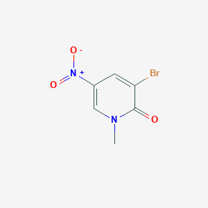 3-Bromo-1-methyl-5-nitropyridin-2(1H)-one