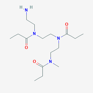 molecular formula C16H32N4O3 B3028120 ULTROXA(regR) Poly(2-ethyl-2-oxazoline) Amine Terminated (n=approx. 50) CAS No. 1616777-37-7