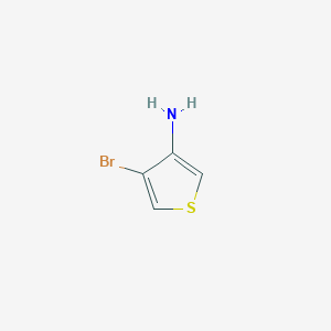 molecular formula C4H4BrNS B3028122 4-溴噻吩-3-胺 CAS No. 161833-43-8