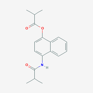 4-Isobutyramidonaphthalen-1-yl isobutyrate