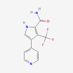 molecular formula C11H8F3N3O B3028136 Cdk8-IN-1 CAS No. 1629633-48-2