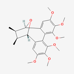 molecular formula C24H30O7 B3028147 kadsulignan N CAS No. 163564-58-7
