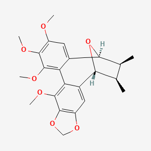 molecular formula C23H26O7 B3028149 Neokadsuranin CAS No. 163660-06-8