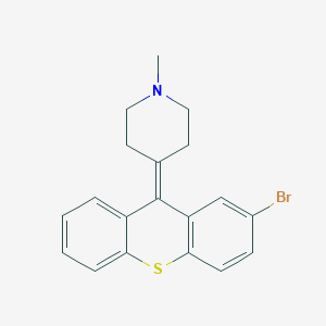 molecular formula C19H18BrNS B3028151 4-(2-bromo-9H-thioxanthen-9-ylidene)-1-methylpiperidine CAS No. 16386-67-7