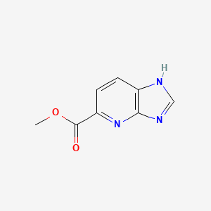 molecular formula C8H7N3O2 B3028160 Methyl 3H-imidazo[4,5-b]pyridine-5-carboxylate CAS No. 1638769-03-5