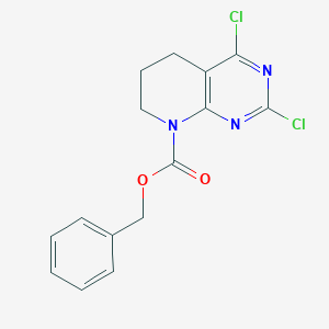 Benzyl 2,4-dichloro-6,7-dihydropyrido[2,3-d]pyrimidine-8(5H)-carboxylate