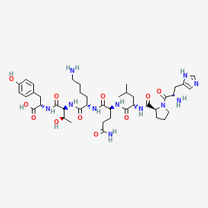 L-Tyrosine, L-histidyl-L-prolyl-L-leucyl-L-glutaminyl-L-lysyl-L-threonyl-