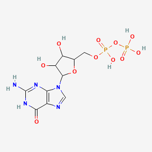 molecular formula C10H15N5O11P2 B3028185 Guanosine diphos-phate CAS No. 168035-01-6