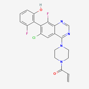 molecular formula C21H17ClF2N4O2 B3028199 ARS-1630 CAS No. 1698055-86-5