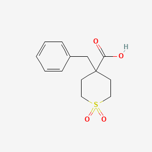 molecular formula C13H16O4S B3028203 4-Benzyl-1,1-dioxo-1lambda(6)-thiane-4-carboxylic acid CAS No. 1707358-42-6
