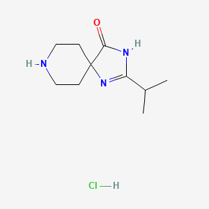 2-Isopropyl-1,3,8-triazaspiro[4.5]dec-1-en-4-one hydrochloride