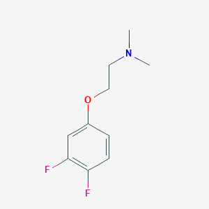 molecular formula C10H13F2NO B3028218 2-(3,4-二氟苯氧基)-N,N-二甲基乙胺 CAS No. 1708924-47-3