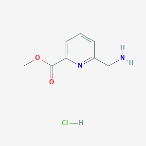 molecular formula C8H11ClN2O2 B3028225 6-(氨甲基)吡啶甲酸甲酯盐酸盐 CAS No. 171670-23-8