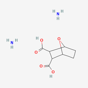 molecular formula C8H16N2O5 B3028230 Azane;7-oxabicyclo[2.2.1]heptane-2,3-dicarboxylic acid CAS No. 17439-94-0
