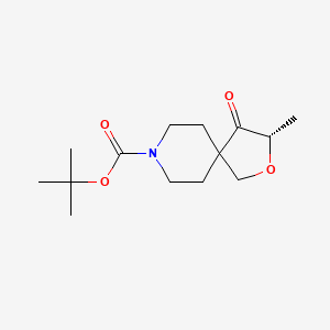 (S)-tert-Butyl 3-methyl-4-oxo-2-oxa-8-azaspiro[4.5]decane-8-carboxylate