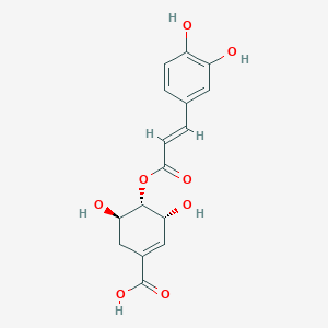 molecular formula C16H16O8 B3028280 4-o-Caffeoylshikimic acid CAS No. 180842-65-3