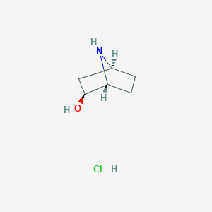 molecular formula C6H12ClNO B3028288 (1R,2S,4S)-rel-7-Azabicyclo[2.2.1]heptan-2-ol hydrochloride CAS No. 1810070-05-3