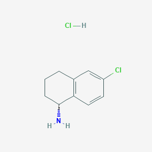 (R)-6-Chloro-1,2,3,4-tetrahydronaphthalen-1-amine hydrochloride