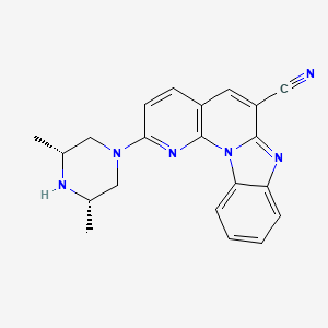 molecular formula C21H20N6 B3028304 Pol1-IN-1 