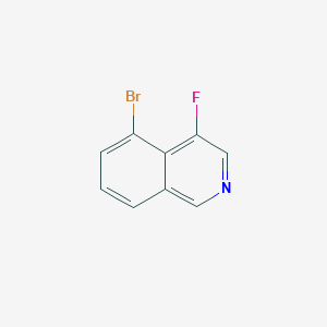 molecular formula C9H5BrFN B3028311 5-Bromo-4-fluoroisoquinoline CAS No. 1841081-73-9