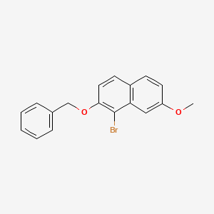 2-(Benzyloxy)-1-bromo-7-methoxynaphthalene