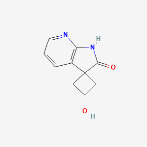 3-Hydroxy-1',2'-dihydrospiro[cyclobutane-1,3'-pyrrolo[2,3-b]pyridine]-2'-one