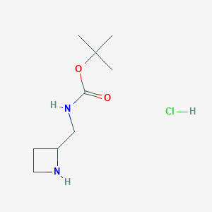 tert-butyl N-[(azetidin-2-yl)methyl]carbamate hydrochloride