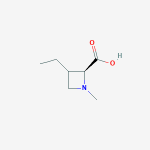 2-Azetidinecarboxylic acid,3-ethyl-1-methyl, (2S)-