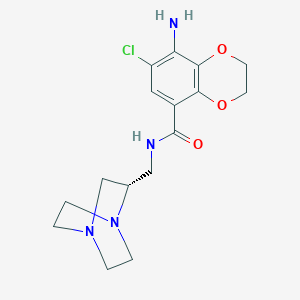 (S)-N-((1,4-Diazabicyclo[2.2.2]octan-2-YL)methyl)-8-amino-7-chloro-2,3-dihydrobenzo[B][1,4]dioxine-5-carboxamide
