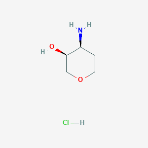 (3S,4S)-4-aminooxan-3-ol hydrochloride