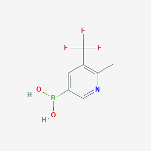 (6-Methyl-5-(trifluoromethyl)pyridin-3-yl)boronic acid