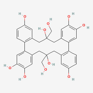 9,24-Bis(hydroxymethyl)pentacyclo[24.4.0.02,7.011,16.017,22]triaconta-1(26),2,4,6,11(16),12,14,17,19,21,27,29-dodecaene-4,5,9,13,19,20,24,28-octol