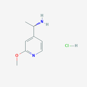 molecular formula C8H13ClN2O B3028348 (S)-1-(2-Methoxypyridin-4-yl)ethanamine hydrochloride CAS No. 1914157-93-9