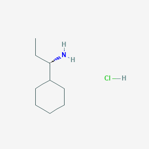 molecular formula C9H20ClN B3028349 (S)-1-Cyclohexylpropan-1-amine hydrochloride CAS No. 19146-54-4
