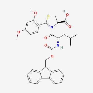 molecular formula C33H36N2O7S B3028351 Fmoc-Leu-Cys(psiDmp,Hpro)-OH CAS No. 1926163-06-5