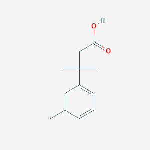 3-Methyl-3-m-tolylbutanoic acid