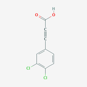 molecular formula C9H4Cl2O2 B3028359 3-(3,4-Dichlorophenyl)prop-2-ynoic acid CAS No. 19498-74-9