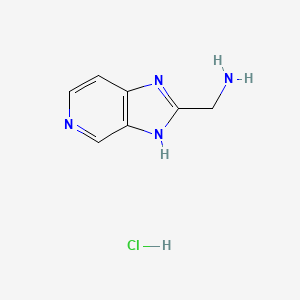 (3H-Imidazo[4,5-c]pyridin-2-yl)methanamine hydrochloride