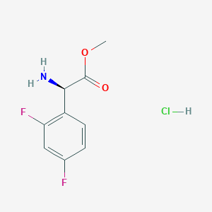 (R)-Methyl 2-amino-2-(2,4-difluorophenyl)acetate hydrochloride