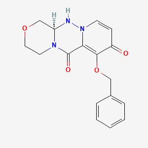 (R)-7-(Benzyloxy)-3,4,12,12a-tetrahydro-1H-[1,4]oxazino[3,4-c]pyrido[2,1-f][1,2,4]triazine-6,8-dione